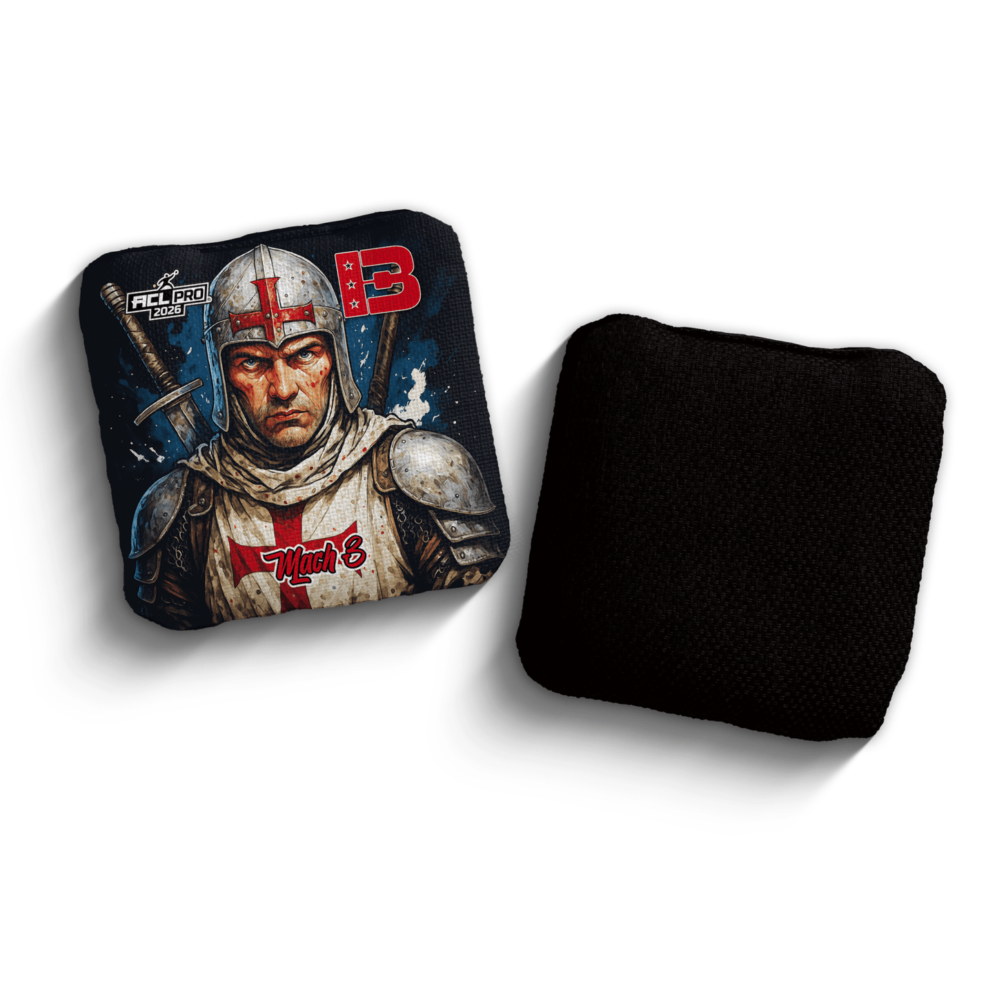 2026 Brotherhood Cornhole Mach 3 Knight Edition ACL Pro Stamped Cornhole Bags