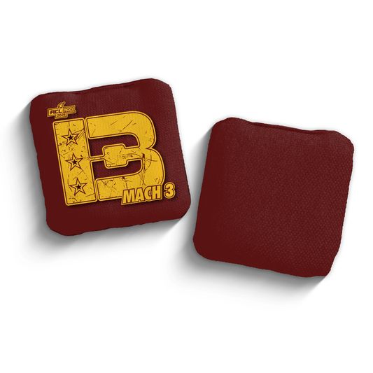2026 Brotherhood Cornhole Mach 3 National East Division ACL Pro Stamped Cornhole Bags