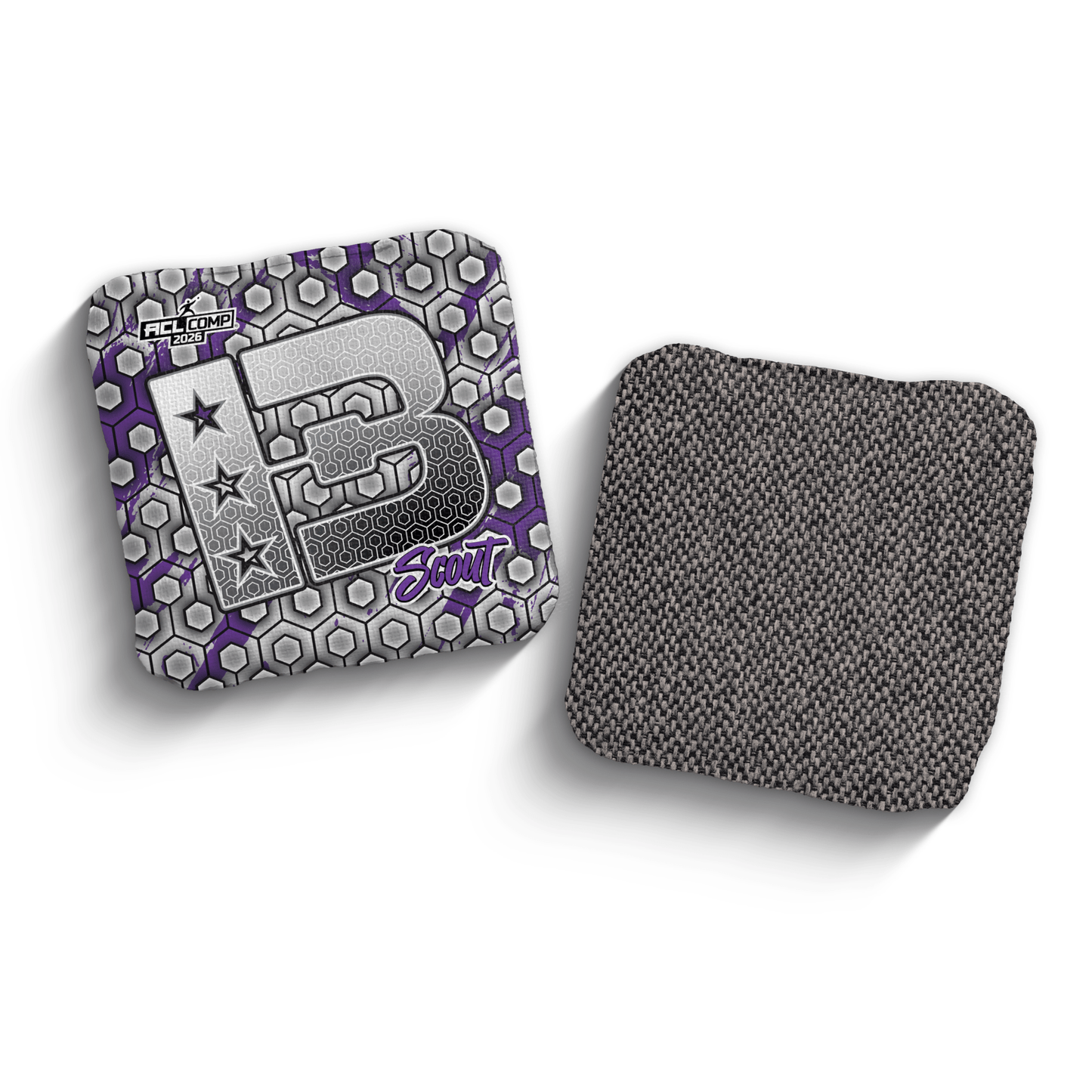 2026 Brotherhood Cornhole Scout Hex Edition ACL Comp Stamped Cornhole Bags