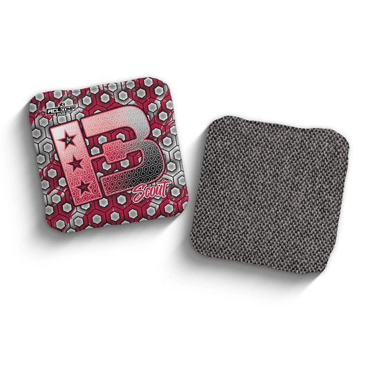 2026 Brotherhood Cornhole Scout Hex Edition ACL Comp Stamped Cornhole Bags