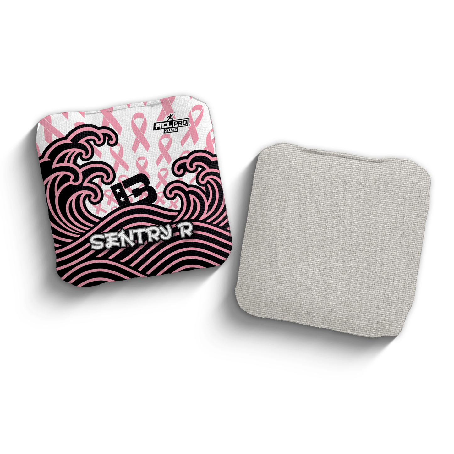 2026 Brotherhood Cornhole Sentry Breast Cancer Awareness Japanese Edition ACL Pro Stamped Cornhole Bags
