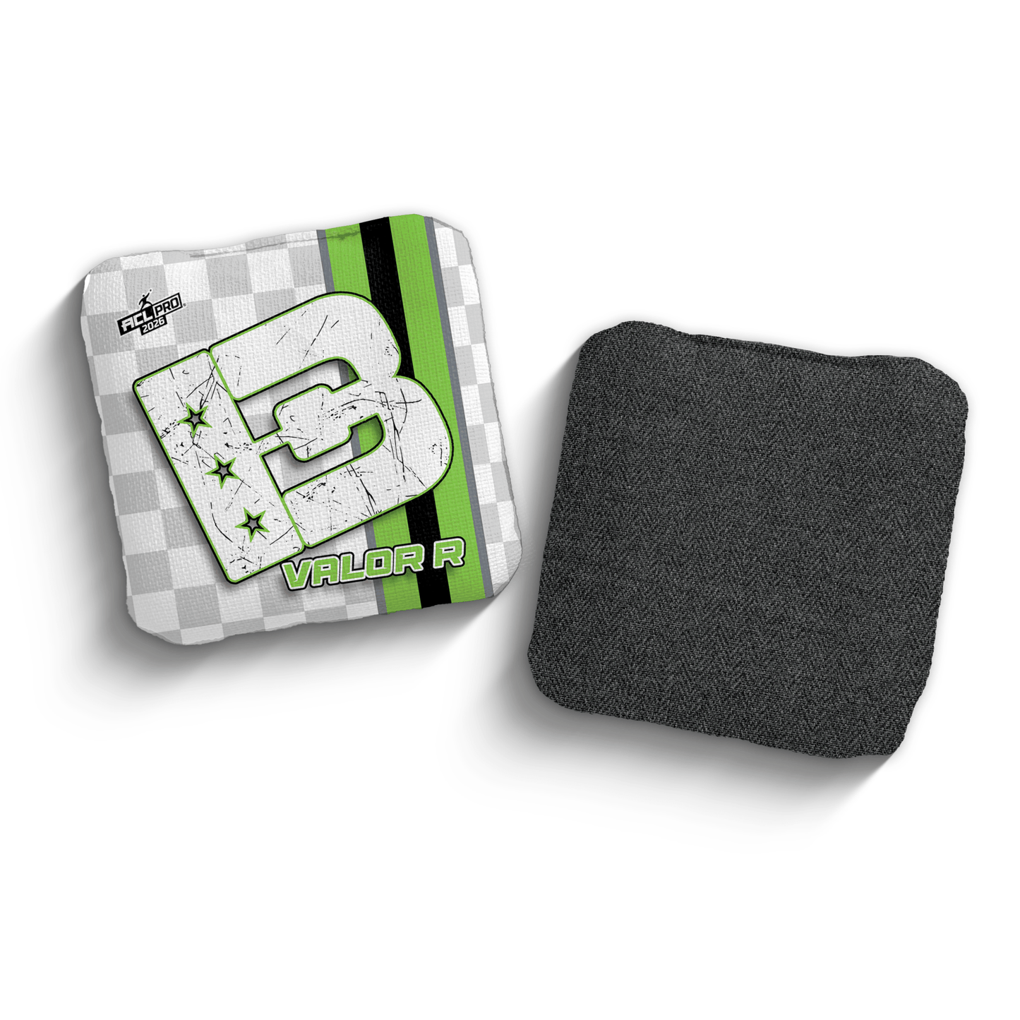 2026 Brotherhood Cornhole Valor Checkered Edition ACL Pro Stamped Cornhole Bags