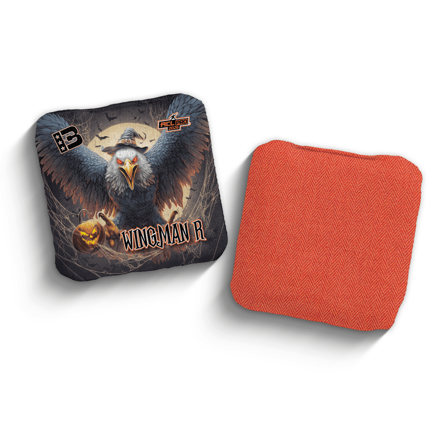 2026 Brotherhood Cornhole Wingman Halloween Edition ACL Pro Stamped Cornhole Bags