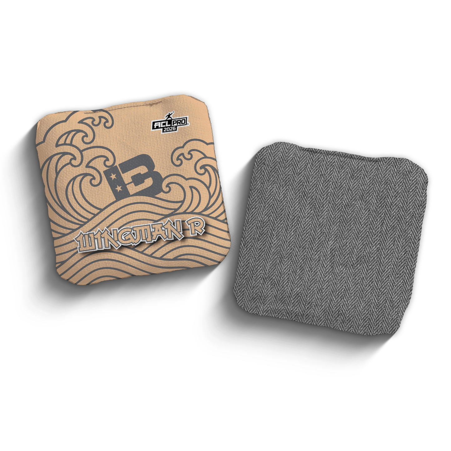 2026 Brotherhood Cornhole Wingman Japanese Wave Edition ACL Pro Stamped Cornhole Bags