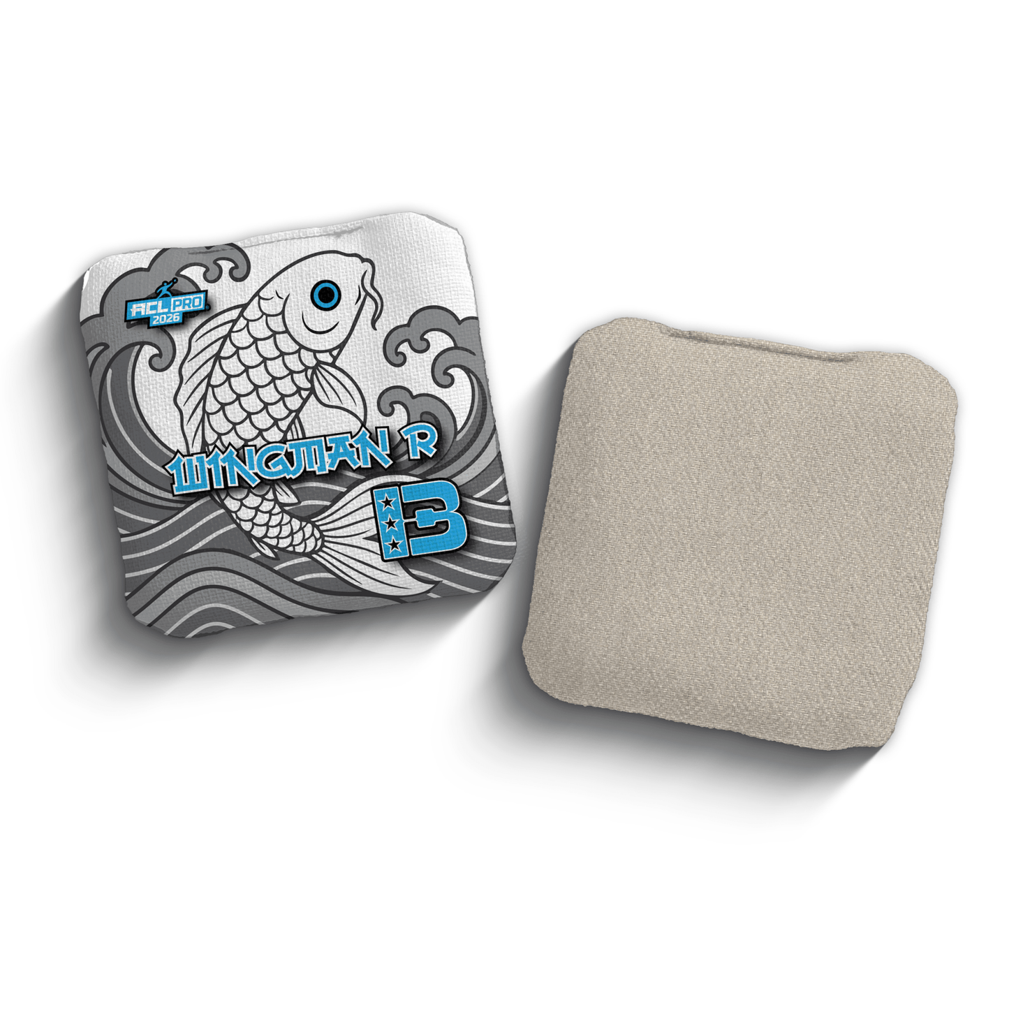 2026 Brotherhood Cornhole Wingman Koi Fish Edition ACL Pro Stamped Cornhole Bags