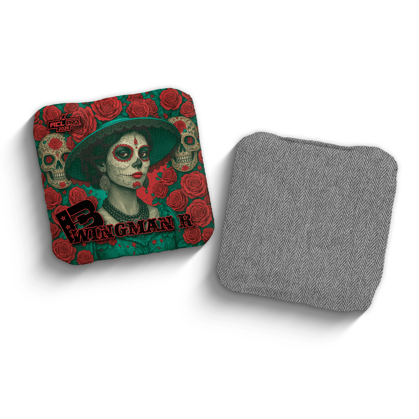 2026 Brotherhood Cornhole Wingman La Catrina Edition ACL Pro Stamped Cornhole Bags