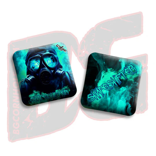 BG Cornhole Shape Shifter - Gas Mask – Dirty Bags Cornhole