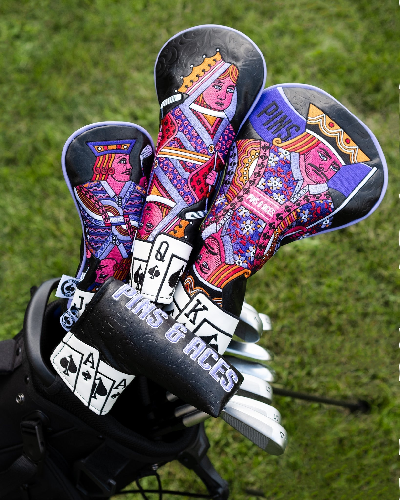 Pins and Aces King of Spades Driver Cover - Thumbnail 2