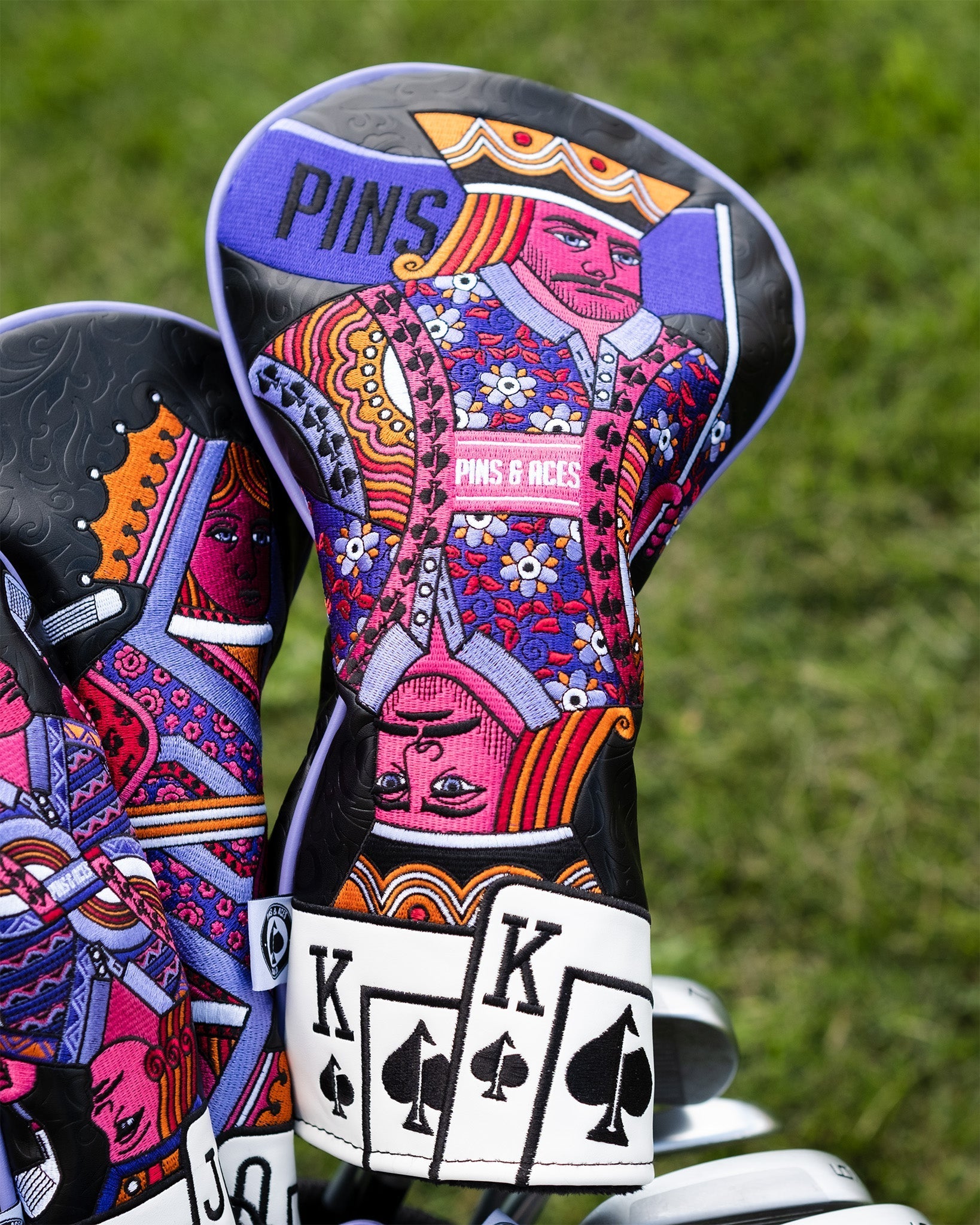 Pins and Aces King of Spades Driver Cover - Thumbnail 3