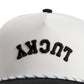 White & Black Upside Down Hat