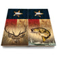 Hidden Deer & Fish Cornhole Boards - Backyard Series