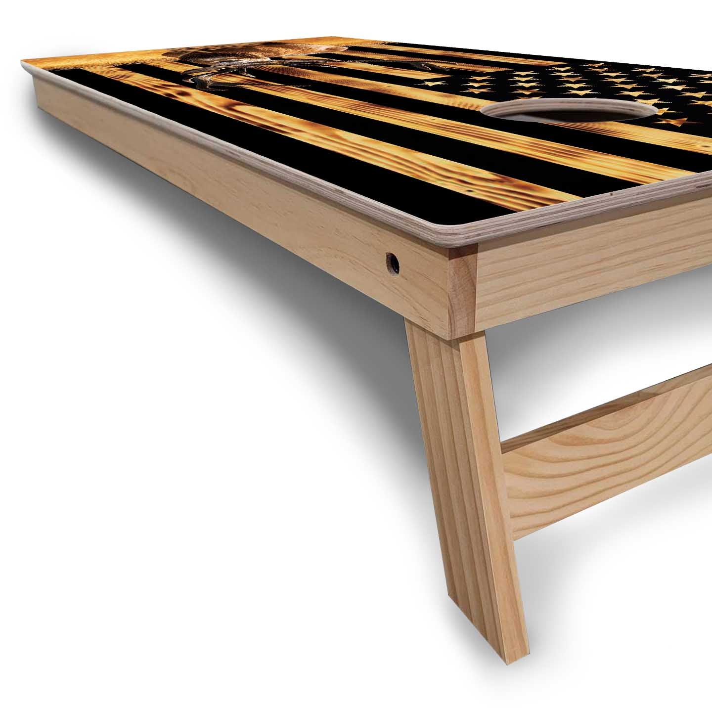 Colorful Deer & Fish Cornhole Boards - Backyard Series