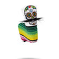 Mustache Sugar Skull - Blade Putter Cover White