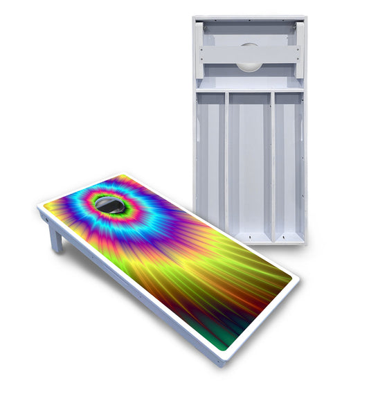 Tie Dye Cornhole Boards - All Weather Series