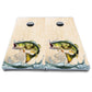 Natural Deer & Fish Cornhole Boards - All Weather Series