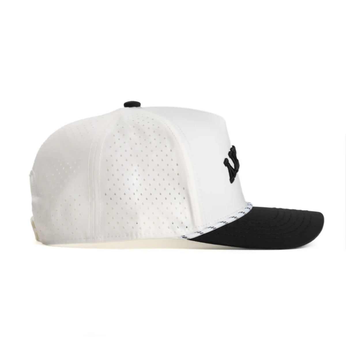 White & Black Upside Down Hat