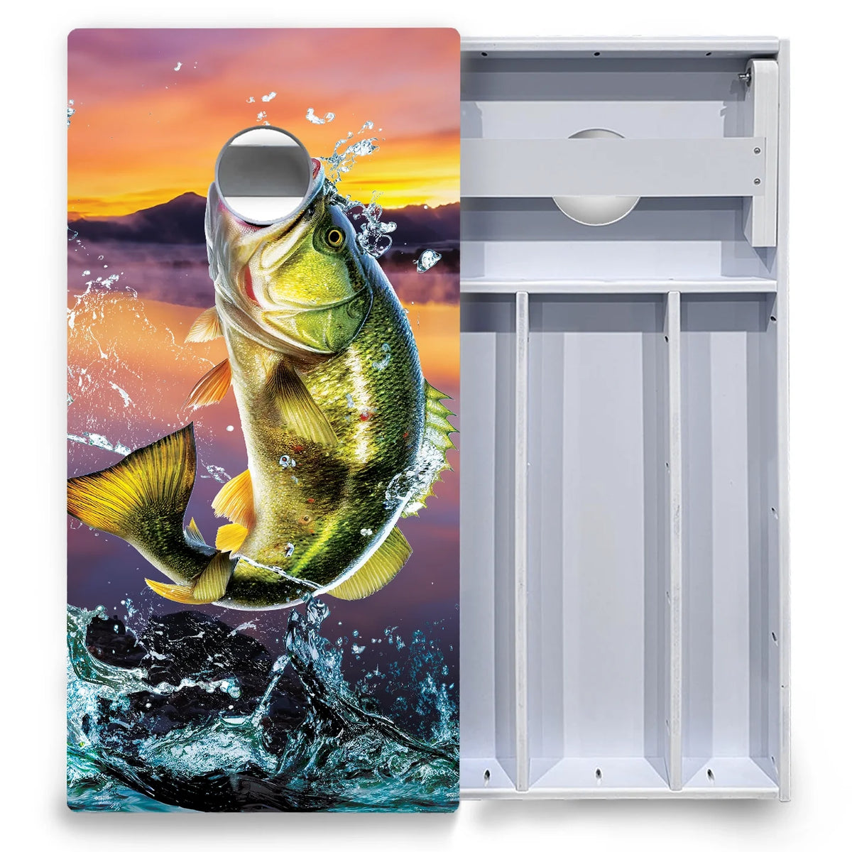 Basshole Fish Cornhole Boards - All Weather Series