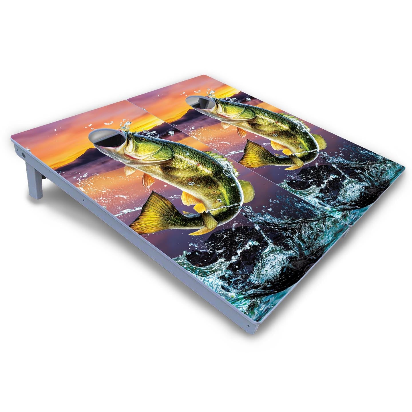 Basshole Fish Cornhole Boards - All Weather Series