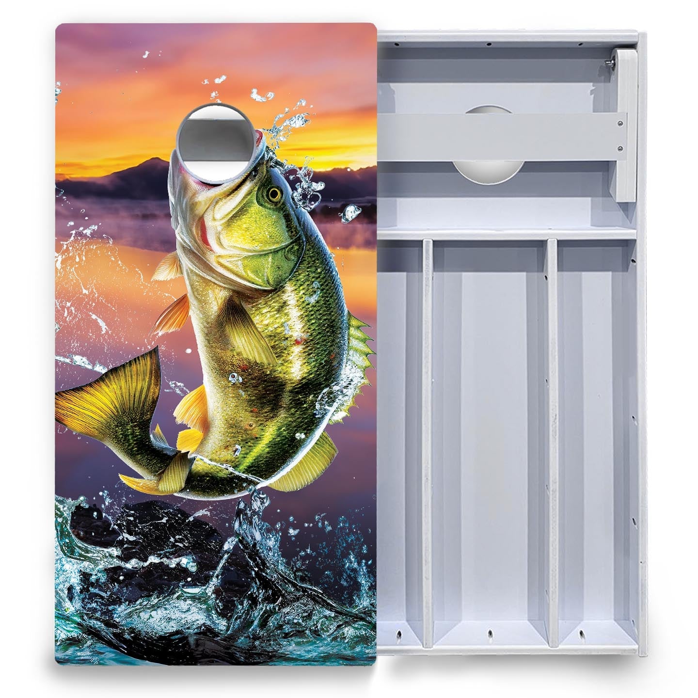 Basshole Fish Cornhole Boards - All Weather Series