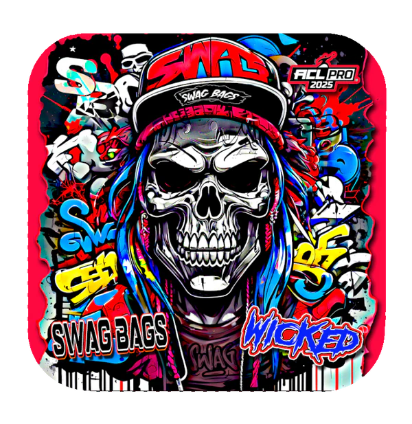 Swag Bags Cornhole - Wicked - Skull Face