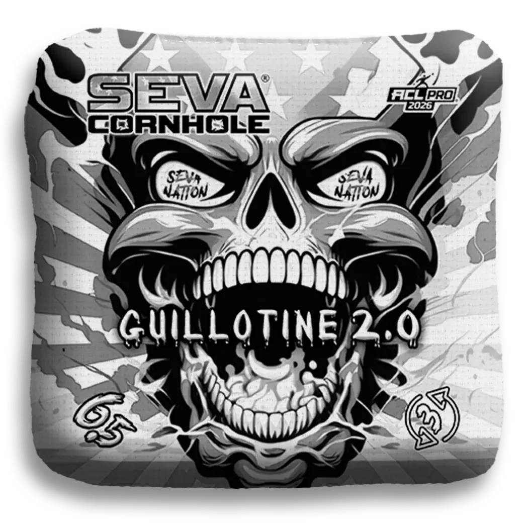 Guillotine 2.0 - Screaming Skull - Set of 4 Cornhole Bags