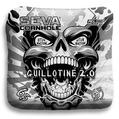 Guillotine 2.0 - Screaming Skull - Set of 4 Cornhole Bags