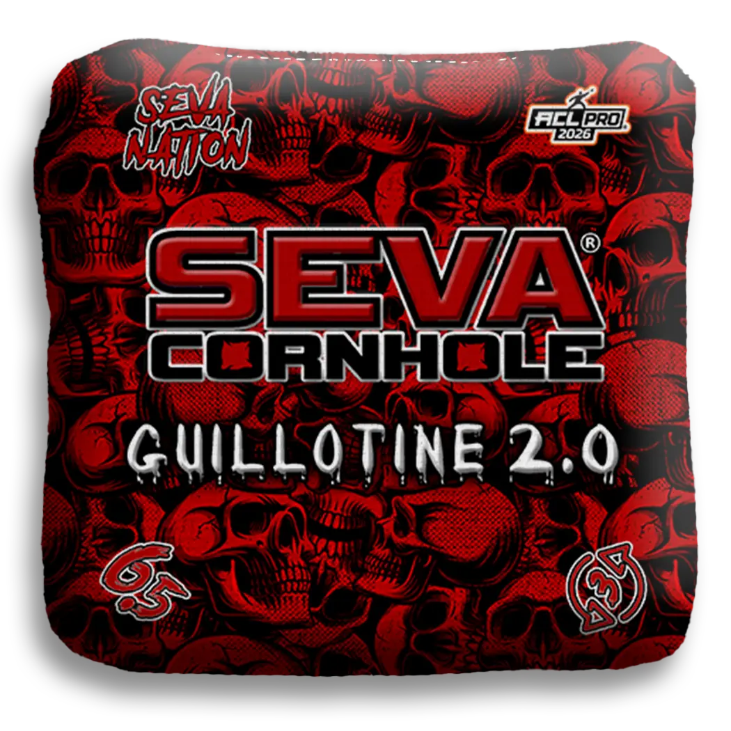 Guillotine 2.0 - Skulls - Set of 4 Cornhole Bags