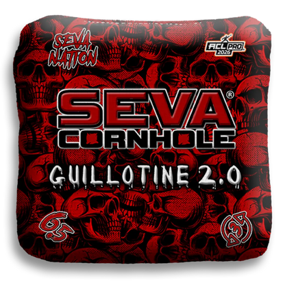 Guillotine 2.0 - Skulls - Set of 4 Cornhole Bags