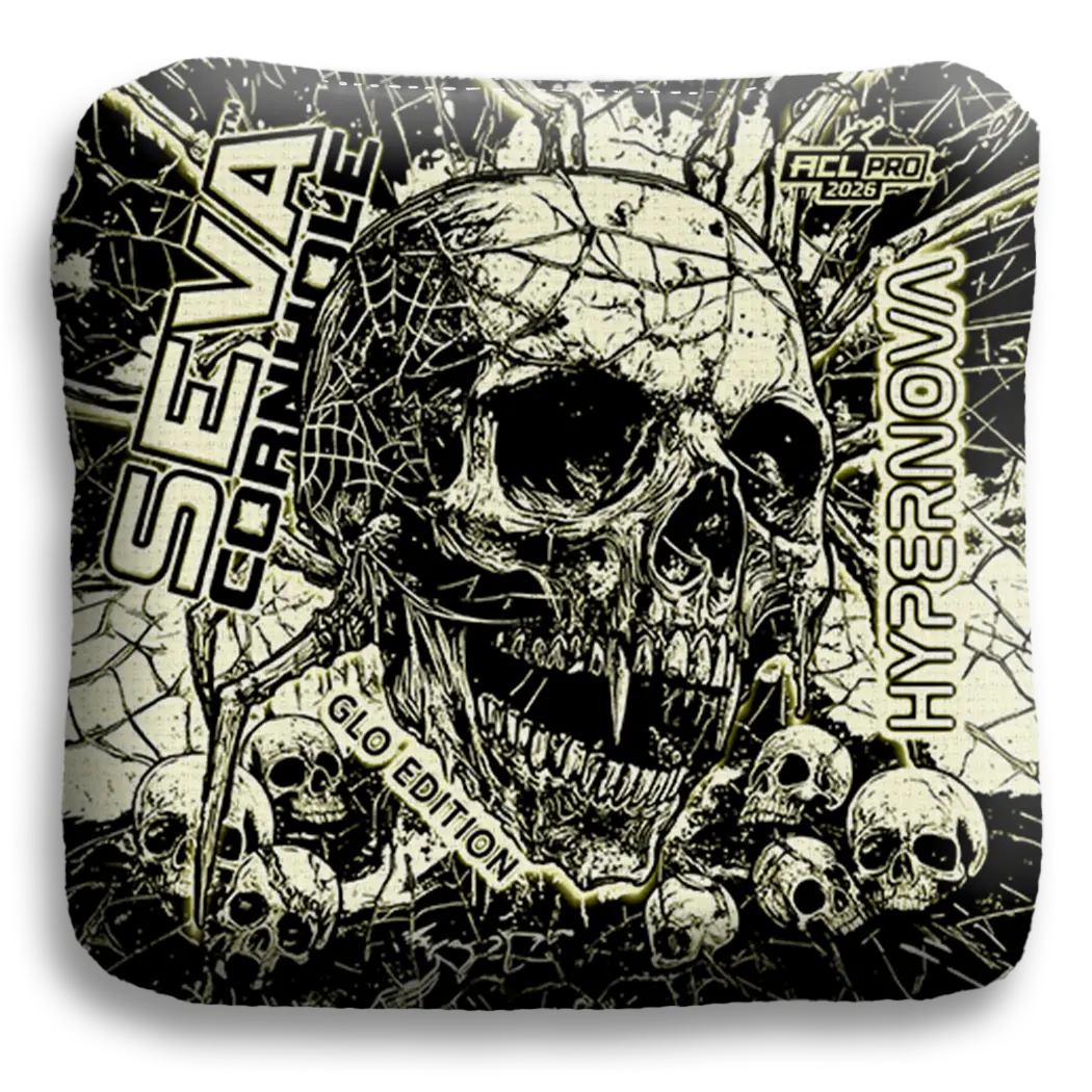 Halloween Special GLO Edition - Set of 4 Cornhole bags