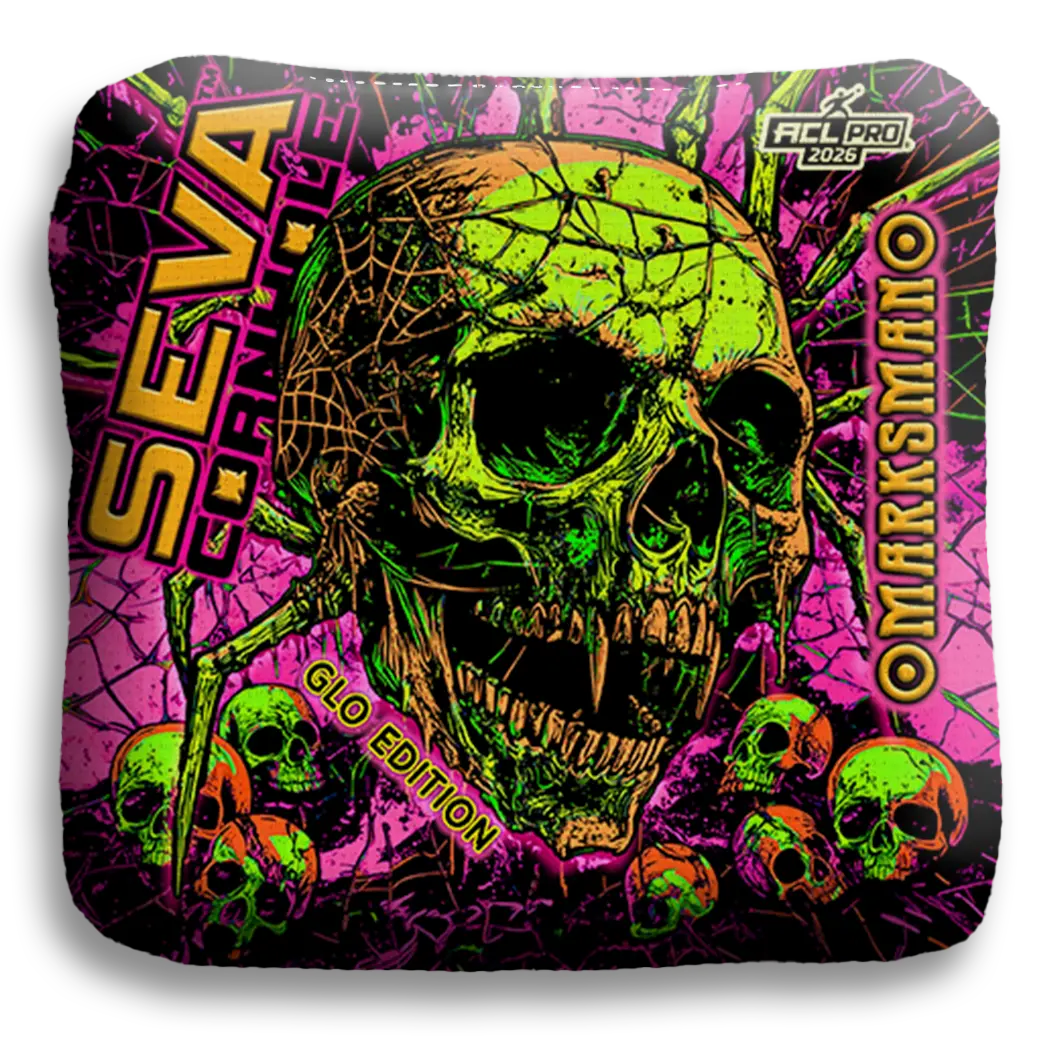 Halloween Special GLO Edition - Set of 4 Cornhole bags