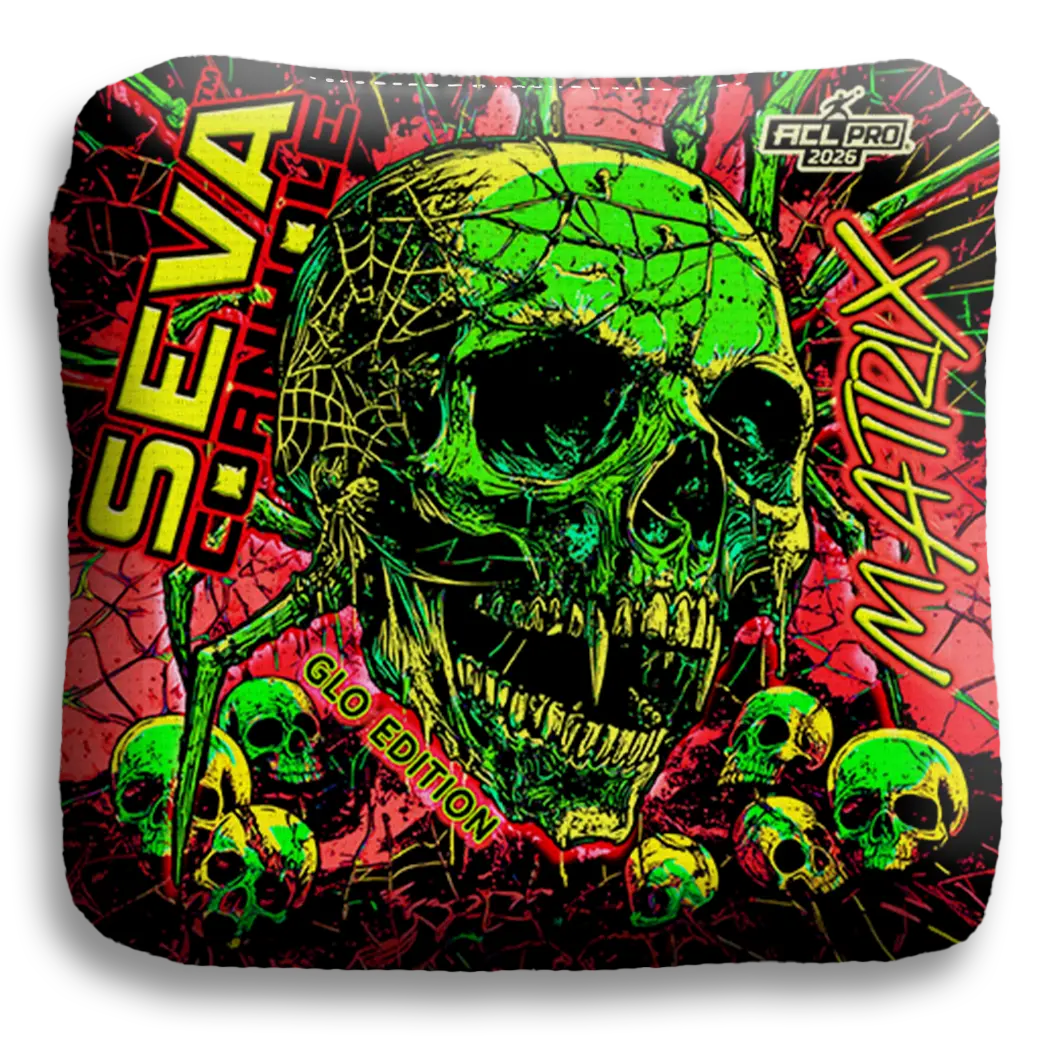 Halloween Special GLO Edition - Set of 4 Cornhole bags