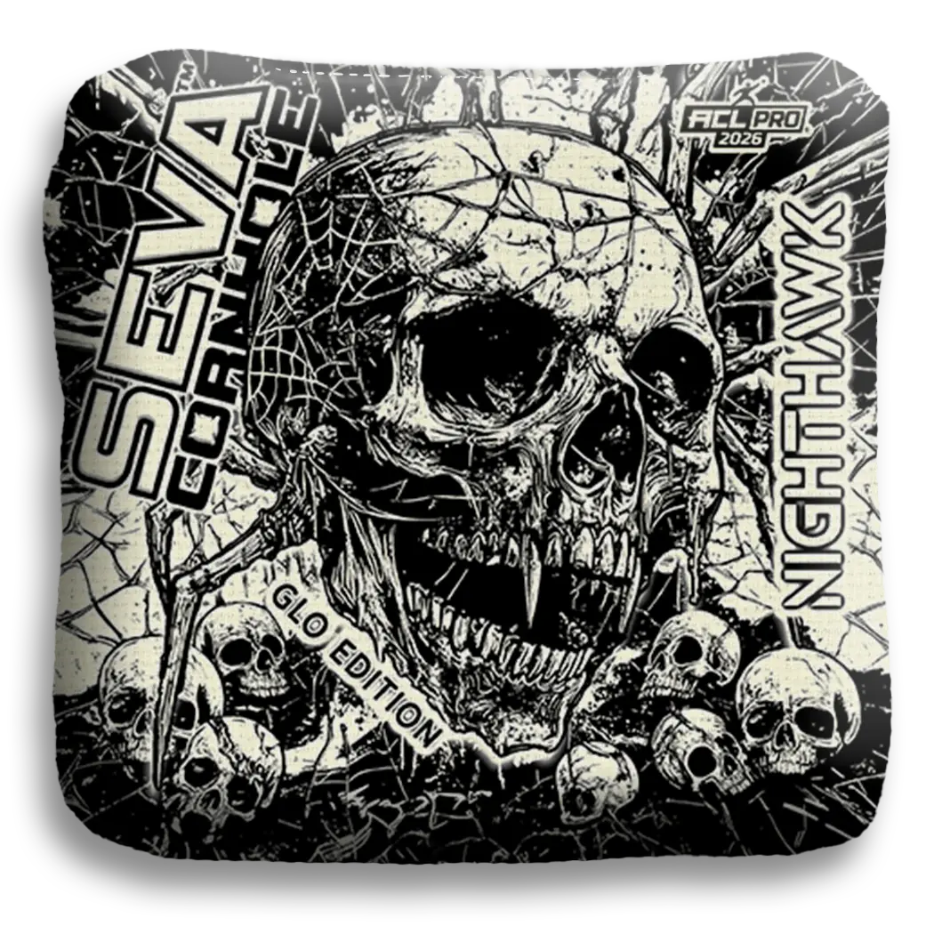 Halloween Special GLO Edition - Set of 4 Cornhole bags