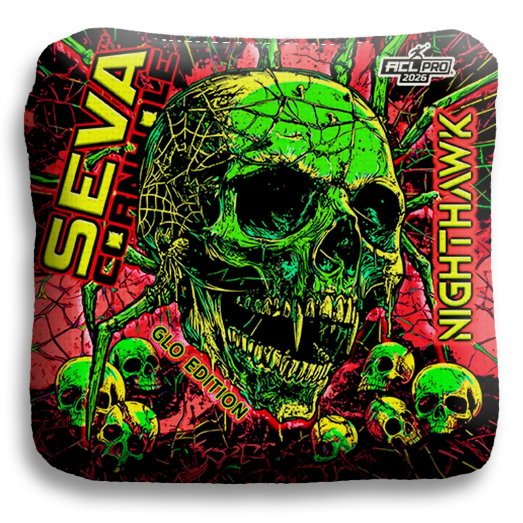 Halloween Special GLO Edition - Set of 4 Cornhole bags