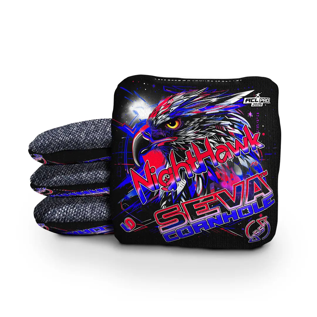 NightHawk - Retro - Set of 4 Cornhole bags