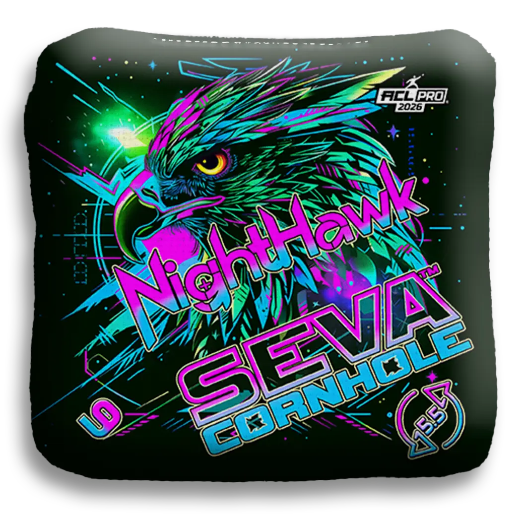 NightHawk - Retro - Set of 4 Cornhole bags