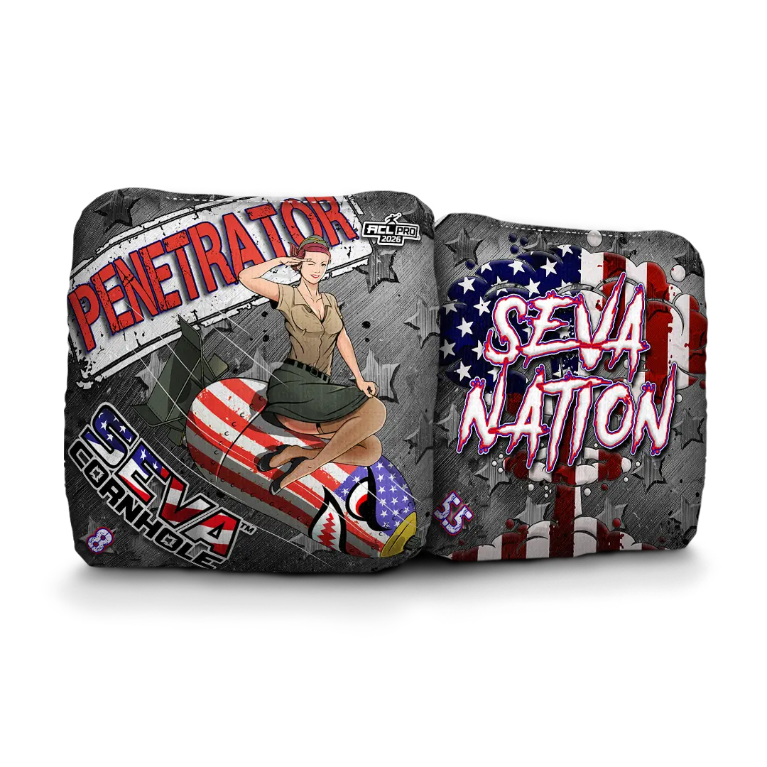 Penetrator - USA Salute - Set of 4 Cornhole Bags