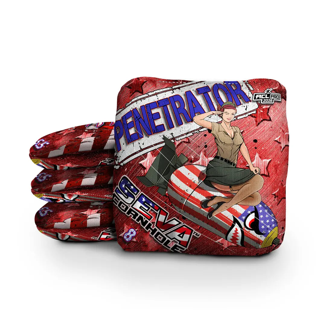 Penetrator - USA Salute - Set of 4 Cornhole Bags