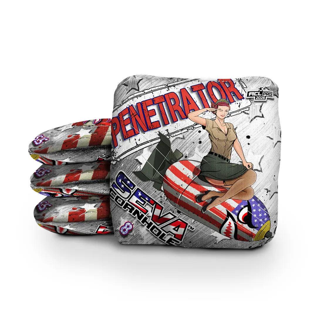Penetrator - USA Salute - Set of 4 Cornhole Bags