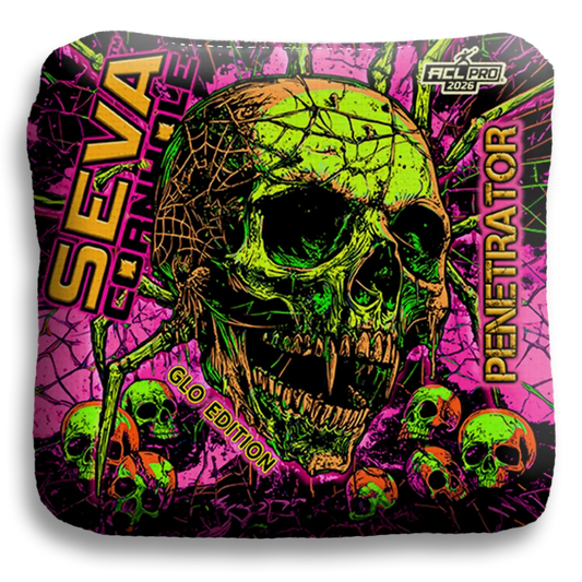 Halloween Special GLO Edition - Set of 4 Cornhole bags