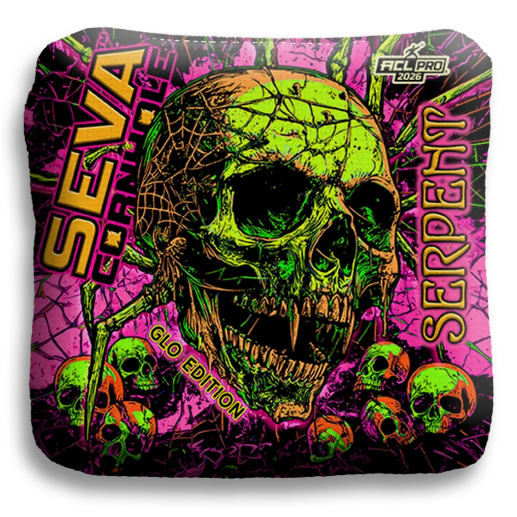 Halloween Special GLO Edition - Set of 4 Cornhole bags