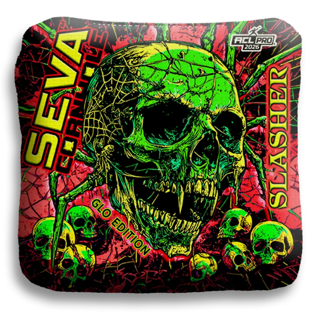 Halloween Special GLO Edition - Set of 4 Cornhole bags