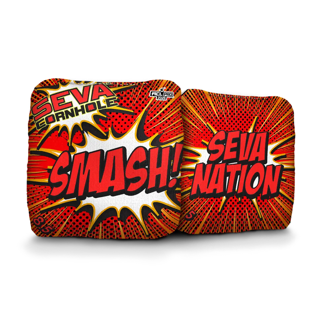 Smash - Comic - Set of 4 Cornhole Bags
