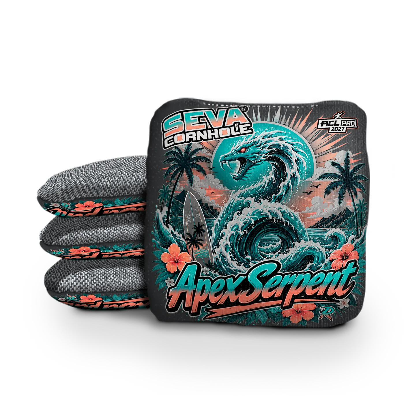 ApexSerpent Tropic - Set of 4 Cornhole bags