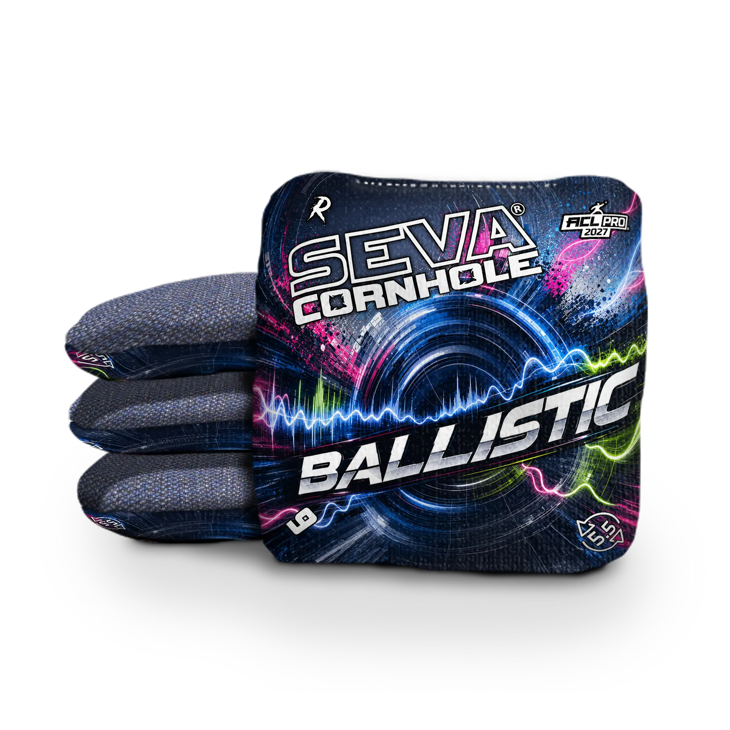 Ballistic – SonicBoom – ACL Pro 2027 Cornhole Bags – Set of 4