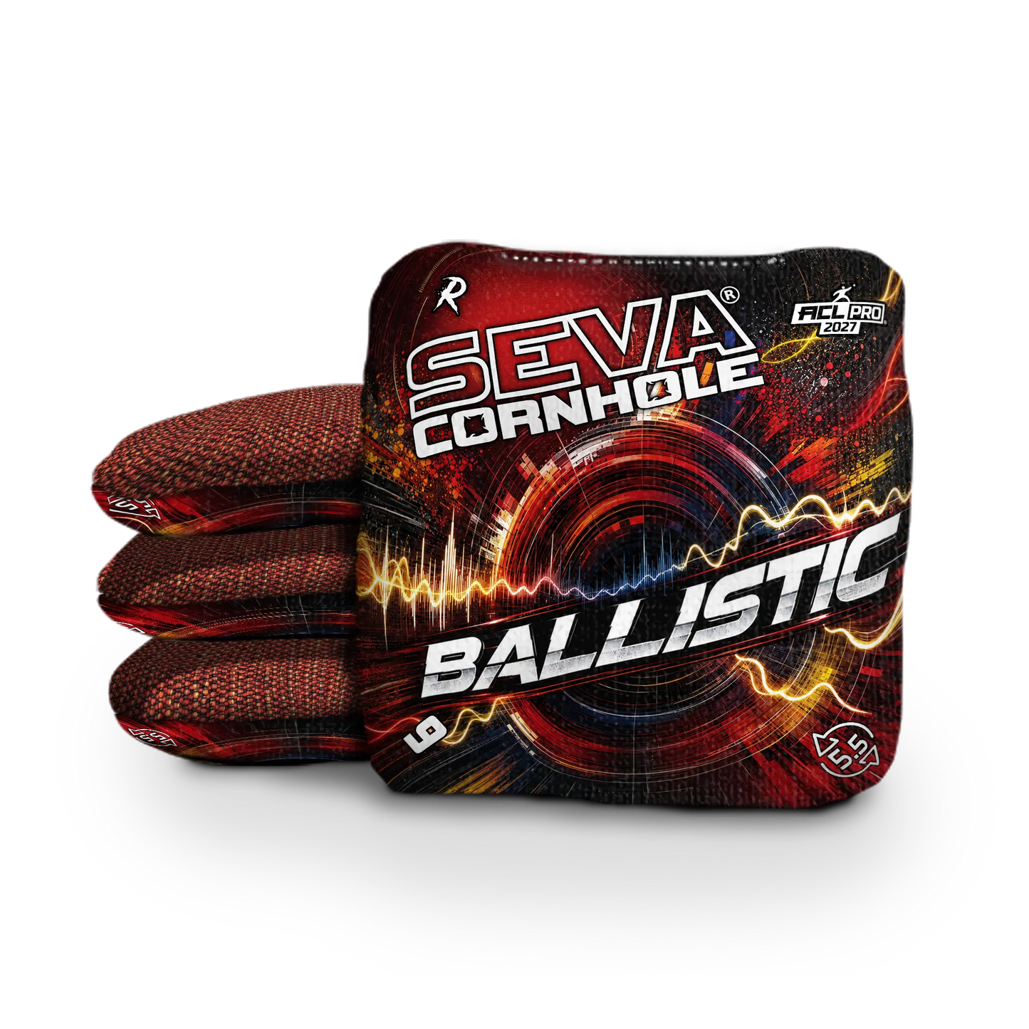 Ballistic – SonicBoom – ACL Pro 2027 Cornhole Bags – Set of 4