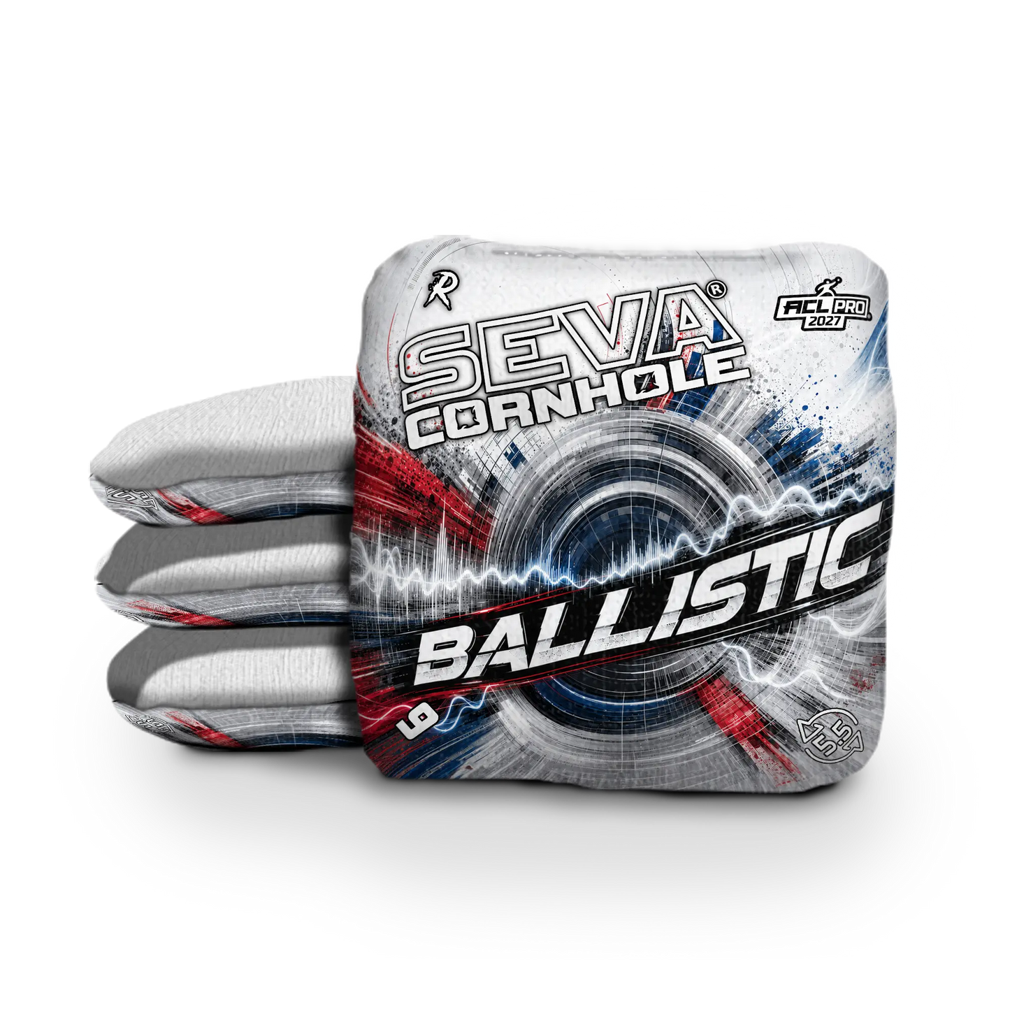 Ballistic – SonicBoom – ACL Pro 2027 Cornhole Bags – Set of 4