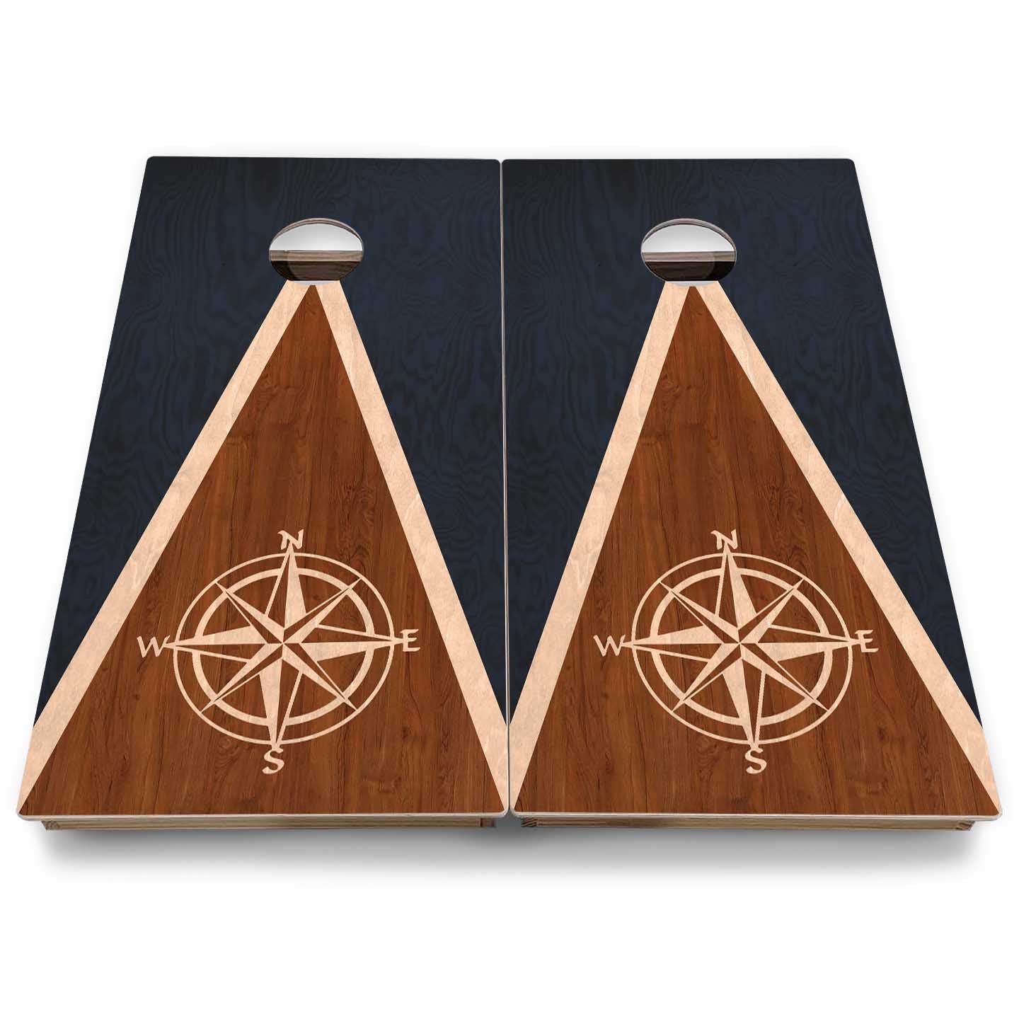 Nautical Cornhole Boards - Backyard Series