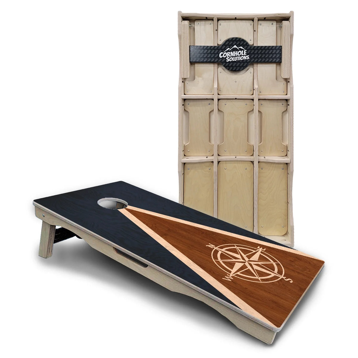 Anchor & Compass Cornhole Boards – Pro Lite or Pro Elite