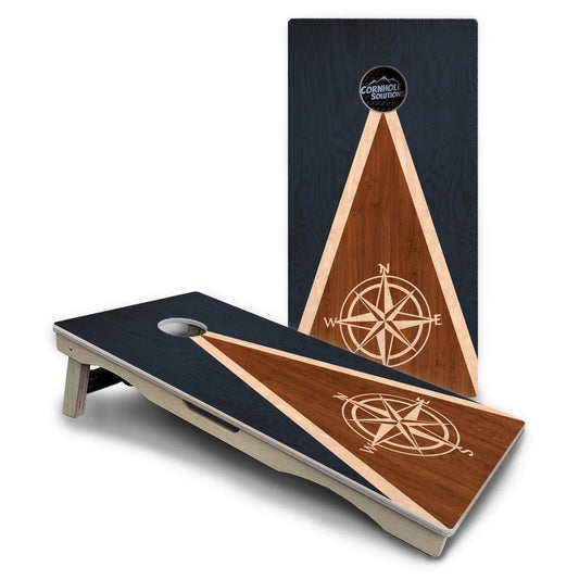 Anchor & Compass Cornhole Boards – Pro Lite or Pro Elite