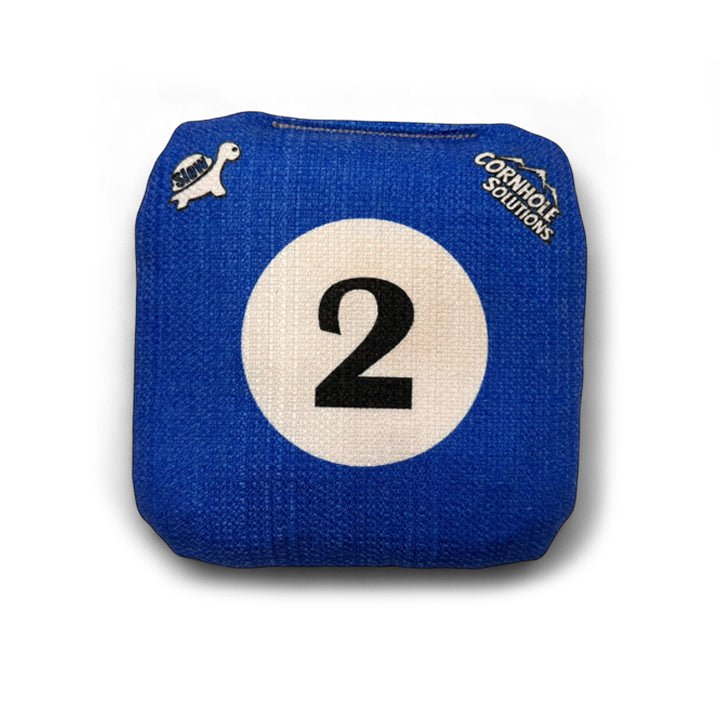 Pool Balls - Pro Style REC Cornhole Bags – Regulation 6"x6" – Full Set of 8